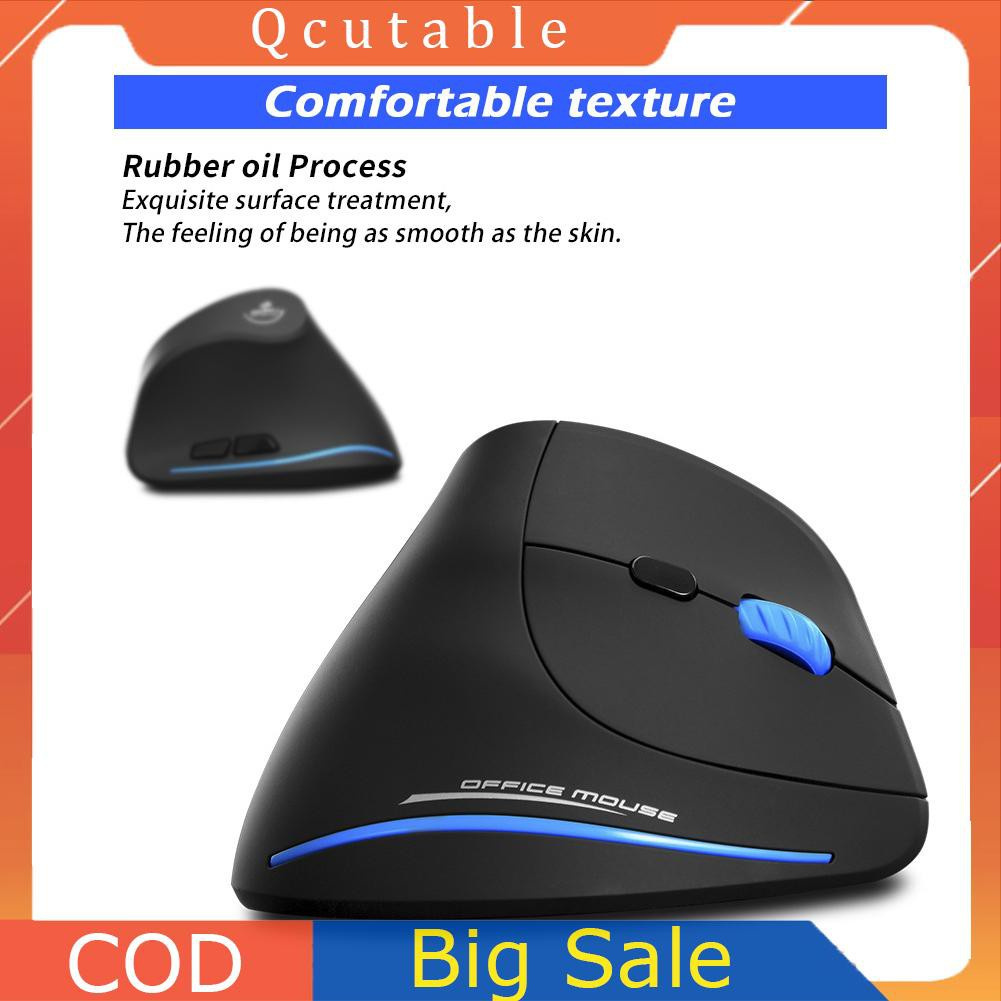 ZELOTES F-35A 2.4GHz Wireless Vertical 2400DPI Adjustable Optical PC Mouse 