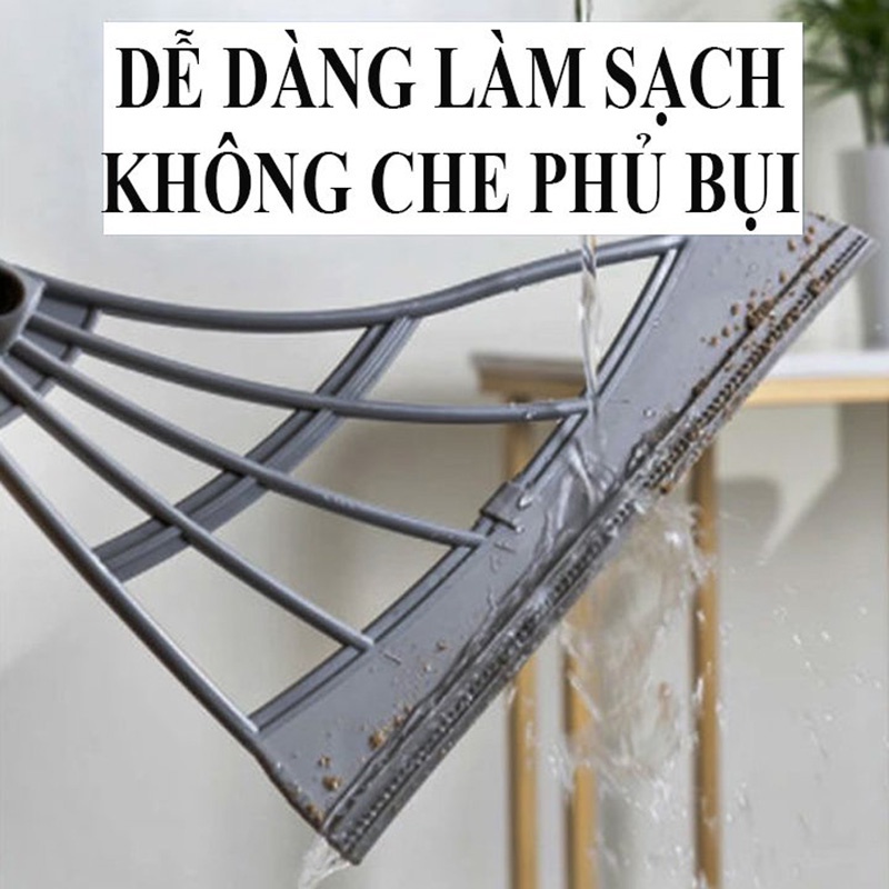 Chổi quét sàn gạt nước thông minh đa năng cán cầm inox chắc chắn 9160675666