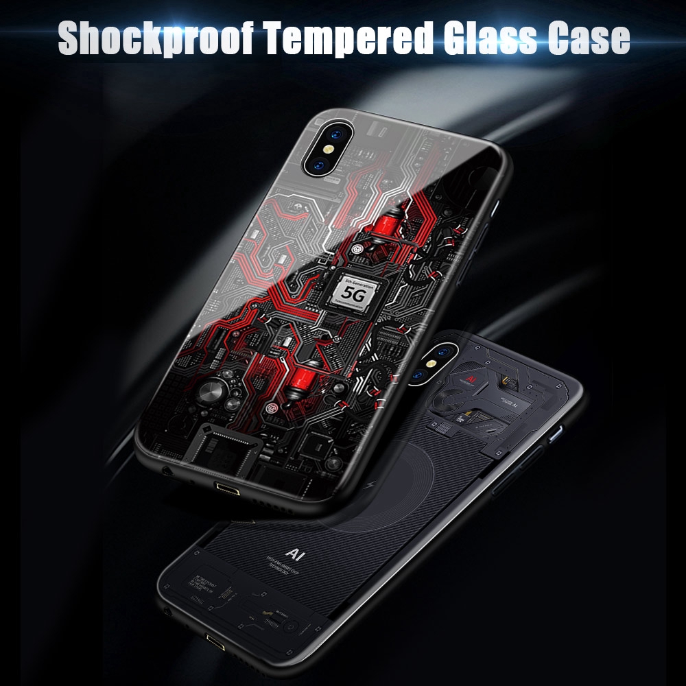 VIVO T1 T1x Pro 4G 5G Cho Ốp lưng điện thoại In Hình Technology Circuit Board Explorer