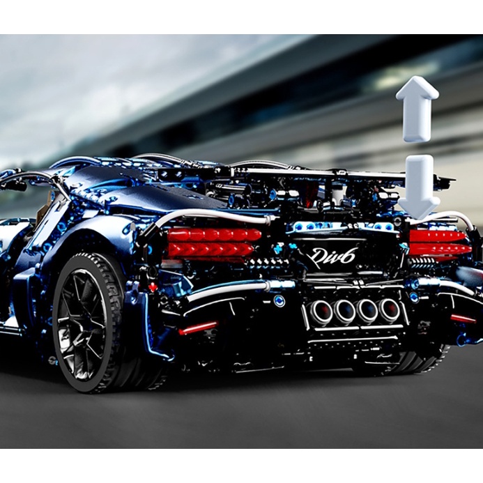 Đồ chơi Lắp ghép Mô hình Bugat Divo Hypercar Mô Hình Siêu Xe T5004 3728 Quà Cho Các Bé Trai