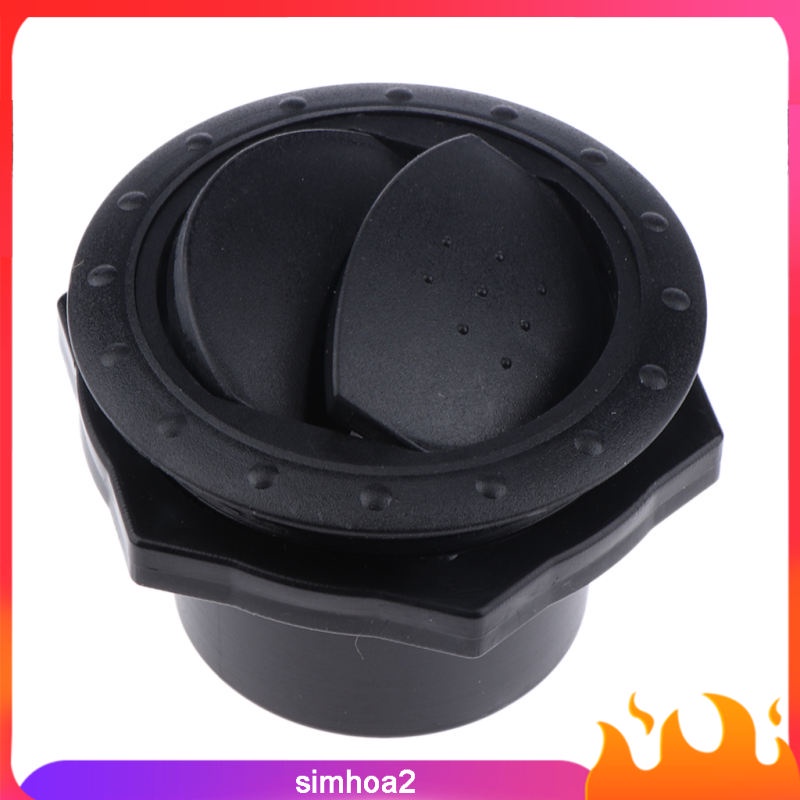 RV Yacht Interior Side Roof Air Vent Ventilation Outlet Black 70x45mm | BigBuy360 - bigbuy360.vn