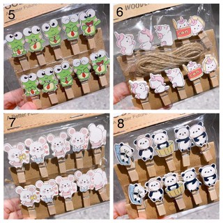 Set Kẹp Gỗ Trang Trí