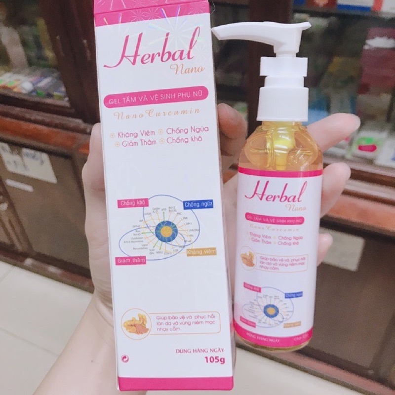 Gel tắm và vệ sinh Herbal nano