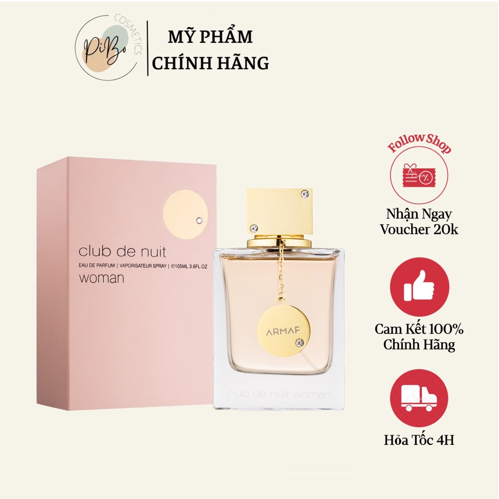 Nước Hoa Tươi Mát Armaf - Club De Nuit EDP Women
