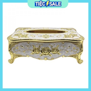 HỘP ĐỰNG KHĂN GIẤY HOA VĂN HOÀNG GIA _ Giá Bán Sỉ Lẻ