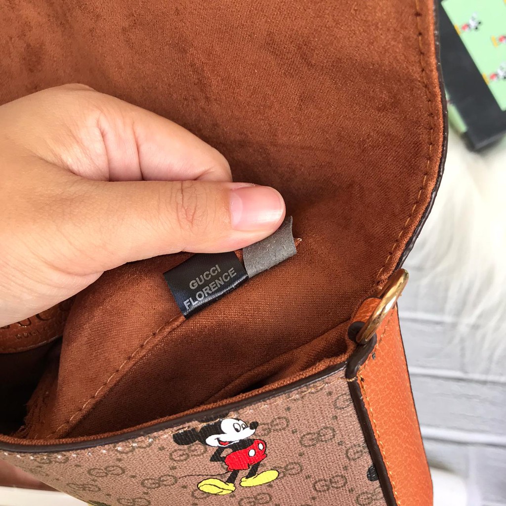 (hàng Mới Về) Bảng Phấn Trang Điểm 3 Trong 1 Thương Hiệu Gucci Felice Mickey