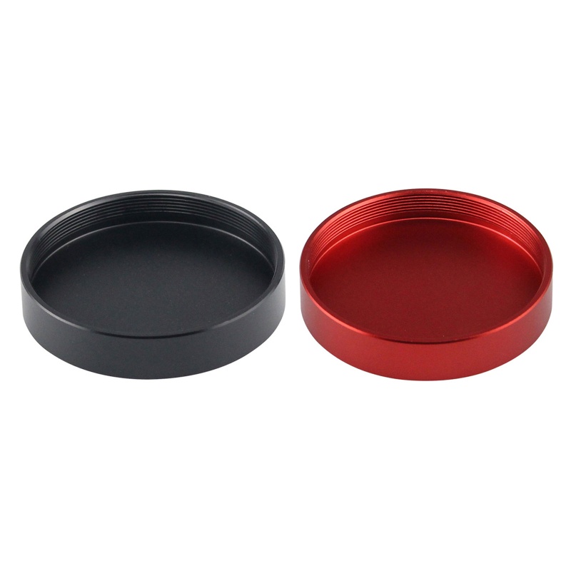 Nắp Đậy Ống Kính Máy Ảnh Bằng Hợp Kim Nhôm M48x 0.75 mm Chống Bụi Màu Đen / Đỏ