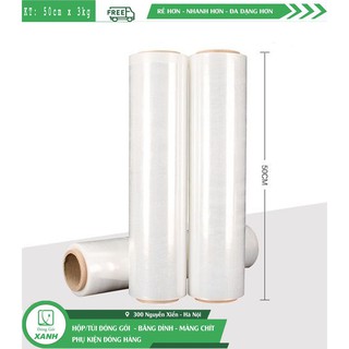 Màng PE, màng co, màng chít khổ 50cm x 3kg