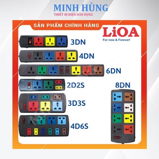 Ổ cắm điện lioa đa năng - ổ cắm điện 3 lỗ - 4 lỗ - 6 lỗ - 10 lỗ dài 3m/5m
