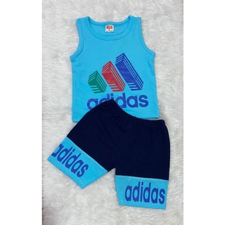 Bộ thun sát nách adidas bé trai từ 7_19kg