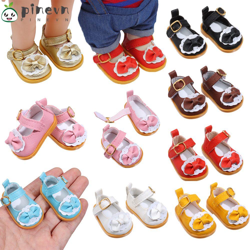 Giày Búp Bê Bằng Da Thủ Công Nhiều Màu 14 Inch Cho Búp Bê