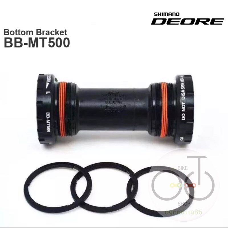 Trục giữa cốt rỗng Shimano Deore MT500 ren vặn(chính hãng)