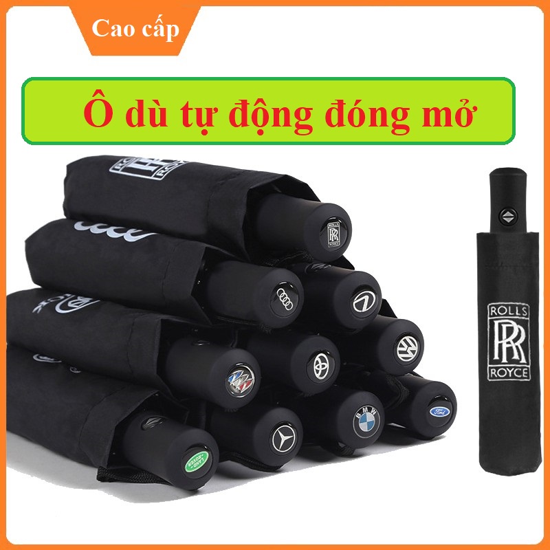 Ô dù tự động đóng mở, chống tia UV in logo các hãng xe nổi tiếng cao cấp sang trọng