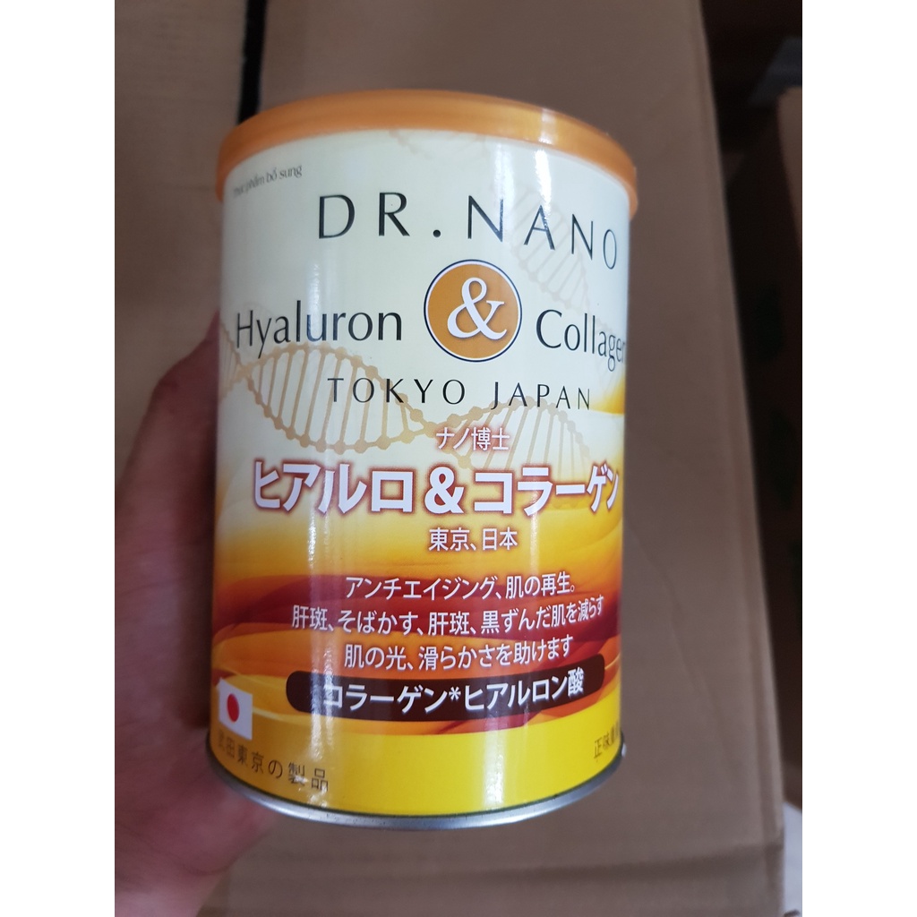 Sữa Bột DR. Nano Hyaluron & Collagen Tokyo Japan Bổ Sung Collagen Tăng Kích Thước Vòng 1 Giúp Tăng Cường Nội Tiết Tố Nữ,