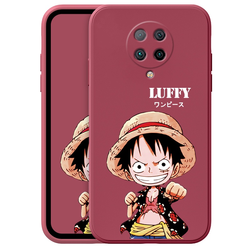 Ốp Điện Thoại Hình Luffy Dễ Thương Cho Xiaomi Redmi 9T K30 K40 K20 Pro Pocophone Poco F2 Phone Casing  Silicon Fashion Camera Lens Protector Full Cover simple Liquid silicone Cases