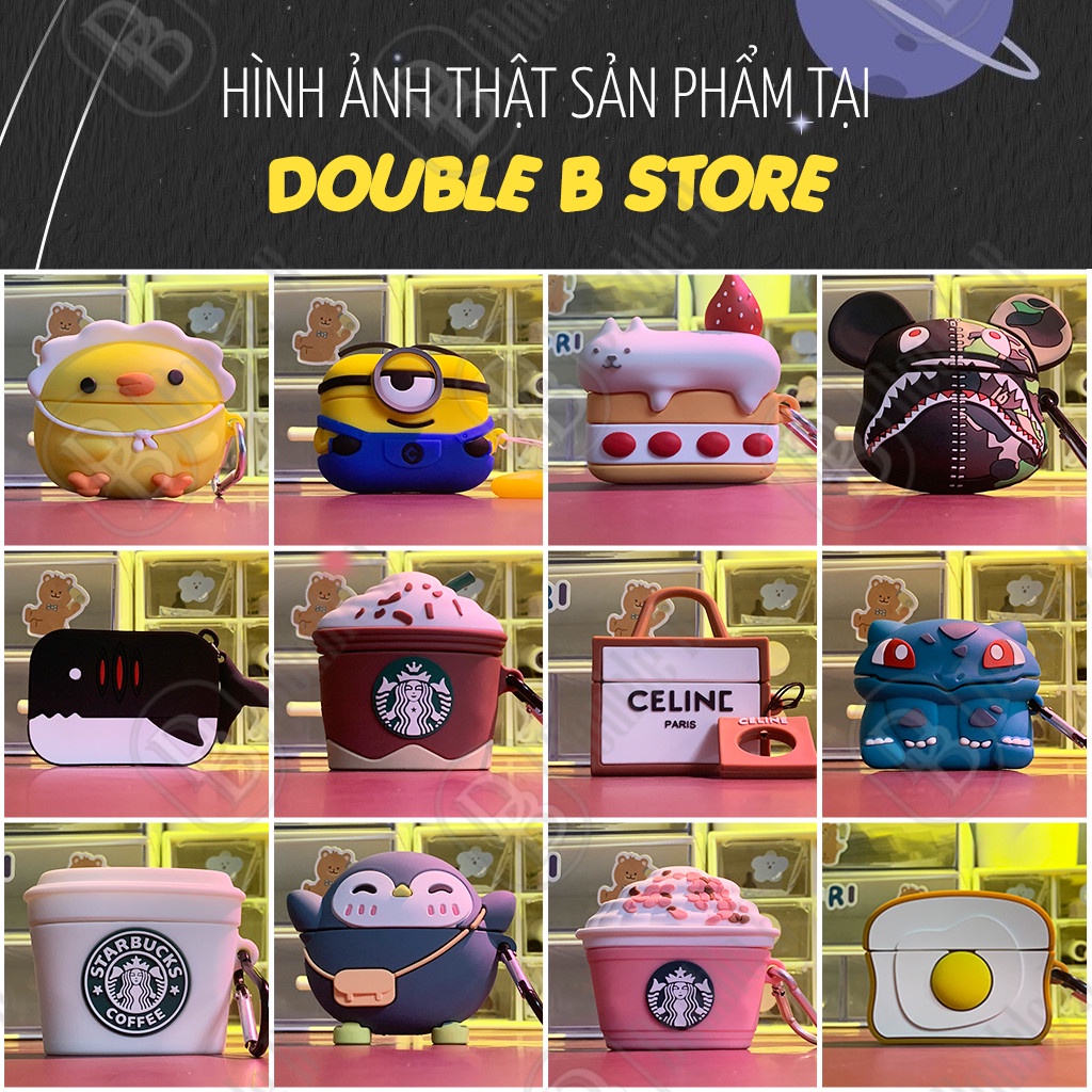 Case tai nghe không dây Snorlax Pokemon - vỏ bảo vệ tai nghe 1/2/3/pro 1099CAGSL