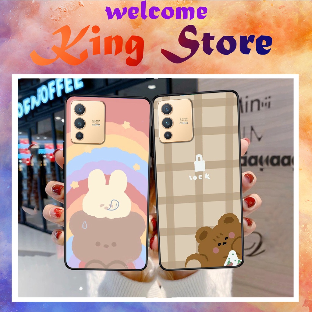 Ốp lưng Vivo V23 5G - Vivo V23e - Ốp in hình gấu bear ngộ nghĩnh