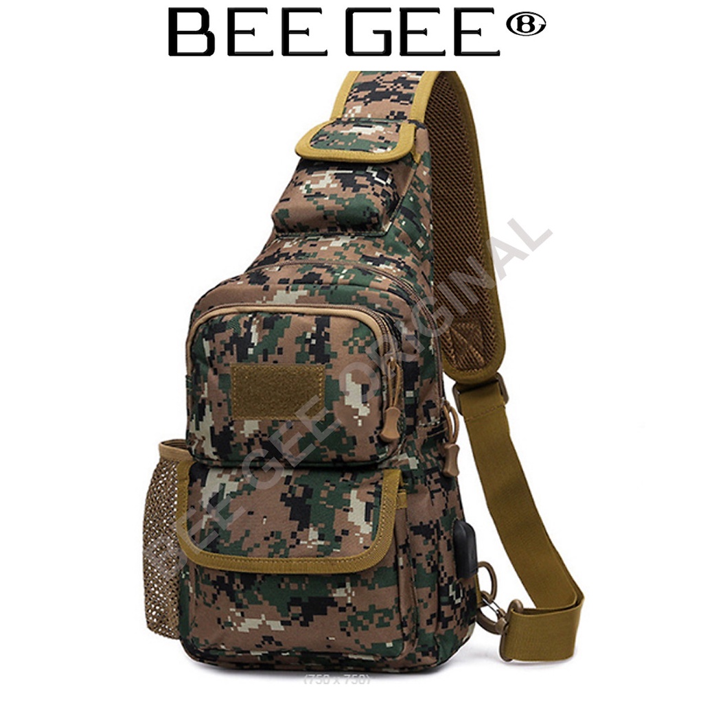 Túi đeo chéo lính đặc nhiệm biệt đội SEAL -  BEE GEE DCN9023 (Tặng quà tặng ngẫu nhiên trong BEEGEE GILF COLLECTION)