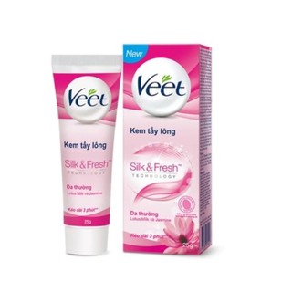 Kem tẩy lông VEET Silk & Fresh  100ml