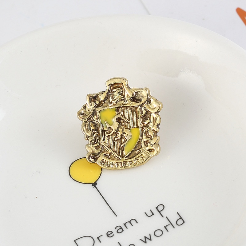 Set 5 huy hiệu cài áo phong cách phim Harry Potter thời trang