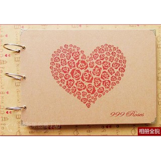 Album ảnh bìa cứng - 999 bông hồng size 27*20 cm