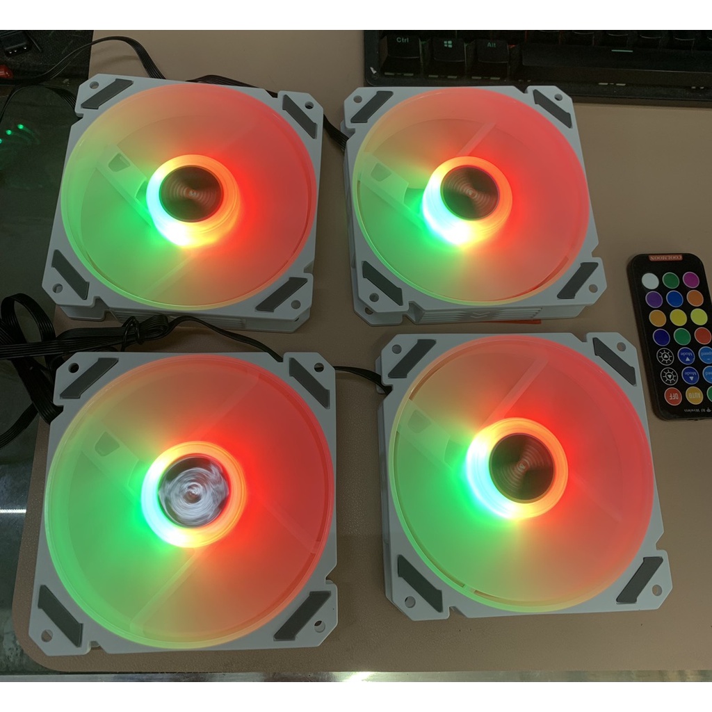 Fan led rgb Coolmon, HUB led, Dây sync aRGB 5v
