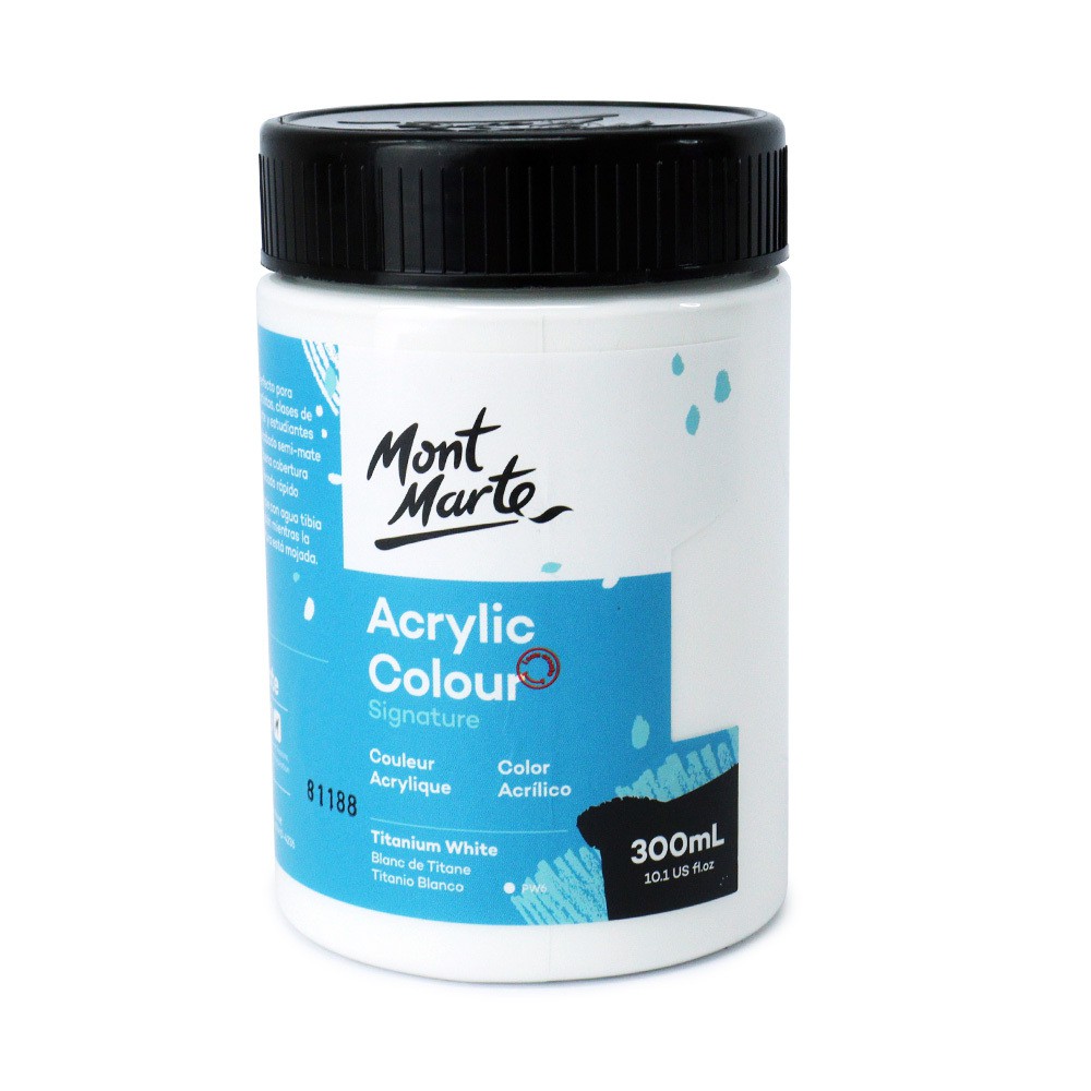 [P1] - MÀU VẼ ACRYLIC MONT MARTE 300 ML, VẼ TRÊN MỌI CHẤT LIỆU (ÁO THUN, VẢI, GIÀY, TRANH TƯỜNG, GỐM SỨ…)