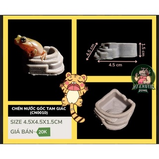 CHÉN NƯỚC, CHÉN ĂN  CHO BÒ SÁT CỦA HT- EXOTIC ZONE P1