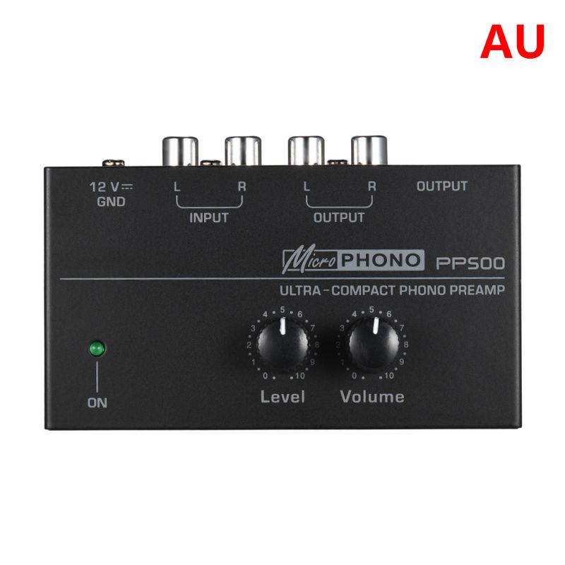 Bộ Khuếch Đại Âm Thanh PP500 Phono Preamp Với Mức Điều Chỉnh Âm Lượng RCA Đầu Ra 1 4 TRS Cho Vinyl LP