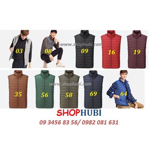 Áo gile lông vũ siêu nhẹ nam UNIQLO Nhật 2018