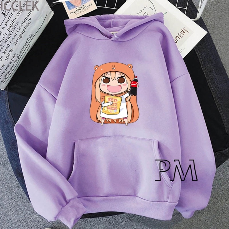 Áo hoodie cô bé cầm cầm chai nước ngọt PM12