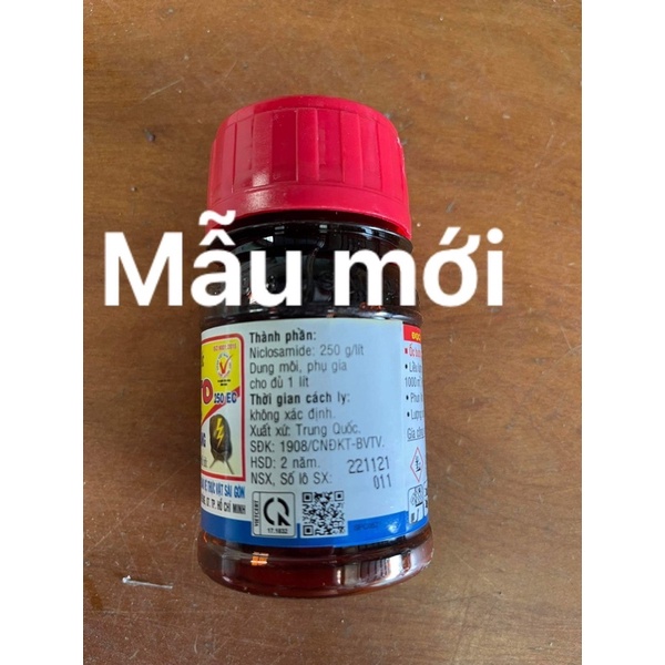 Dioto 250EC Diệt ốc Tốt, dung dịch trừ ốc bươu vàng cho ruộng | chai 100ml