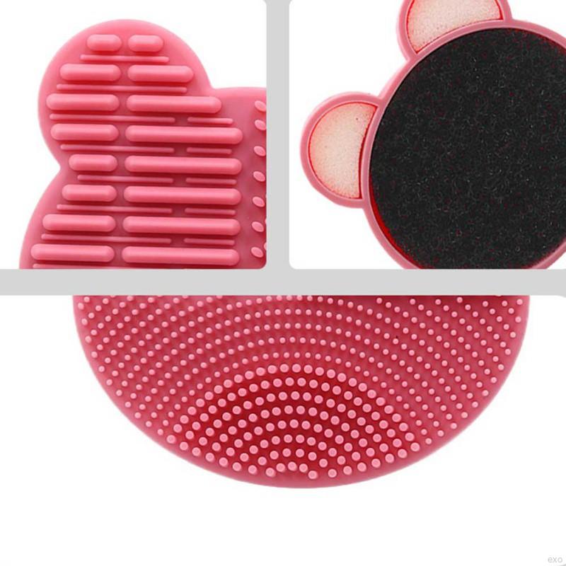 Dụng cụ mút lau chùi cọ trang điểm hình đầu Mickey