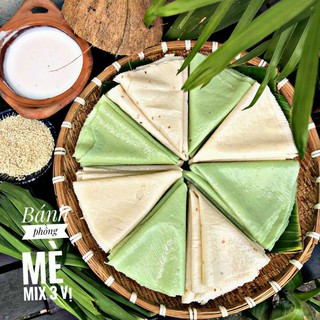 Bánh phồng sữa mix 3 vị 500gr