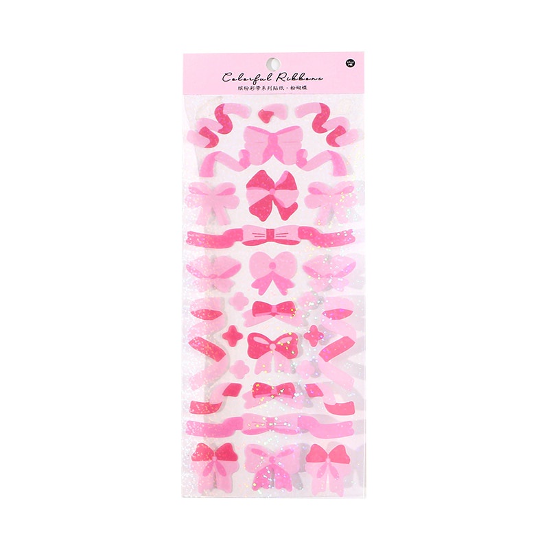 Bộ 10 hình dán trang trí màu laser sáng tạo