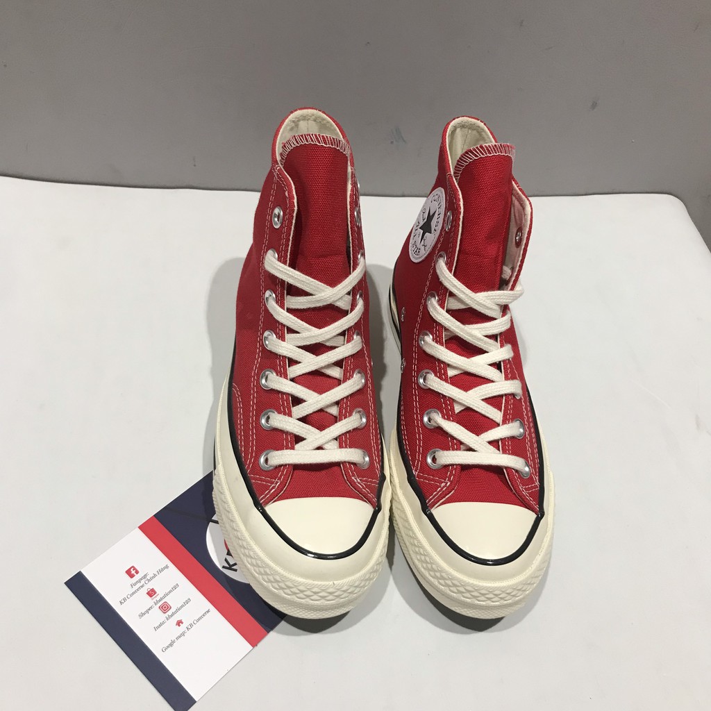 Giày Converse 1970s đỏ cổ cao chính hãng