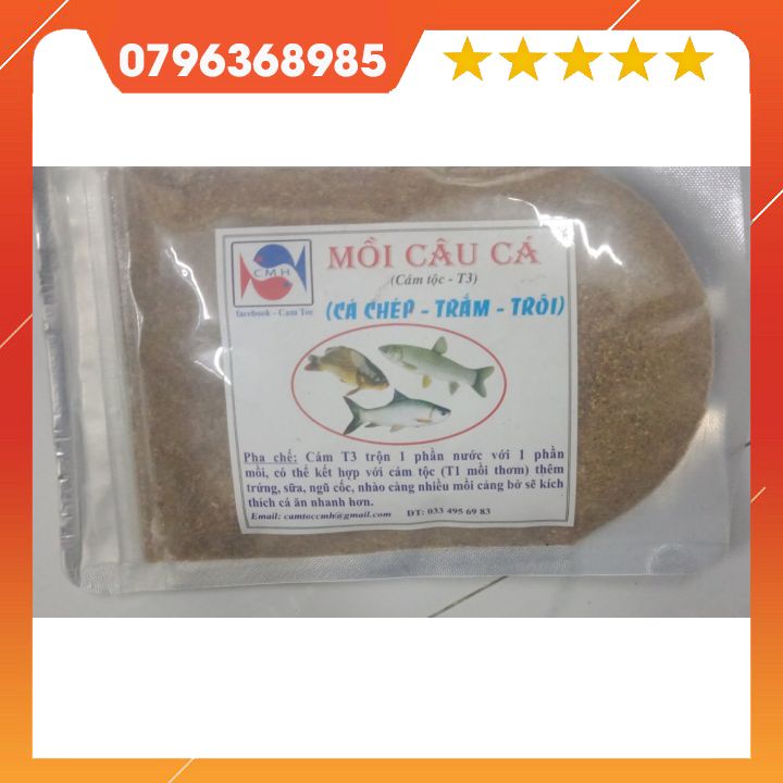 Mồi câu cá chép - trắm - trôi T3 (cám tộc)