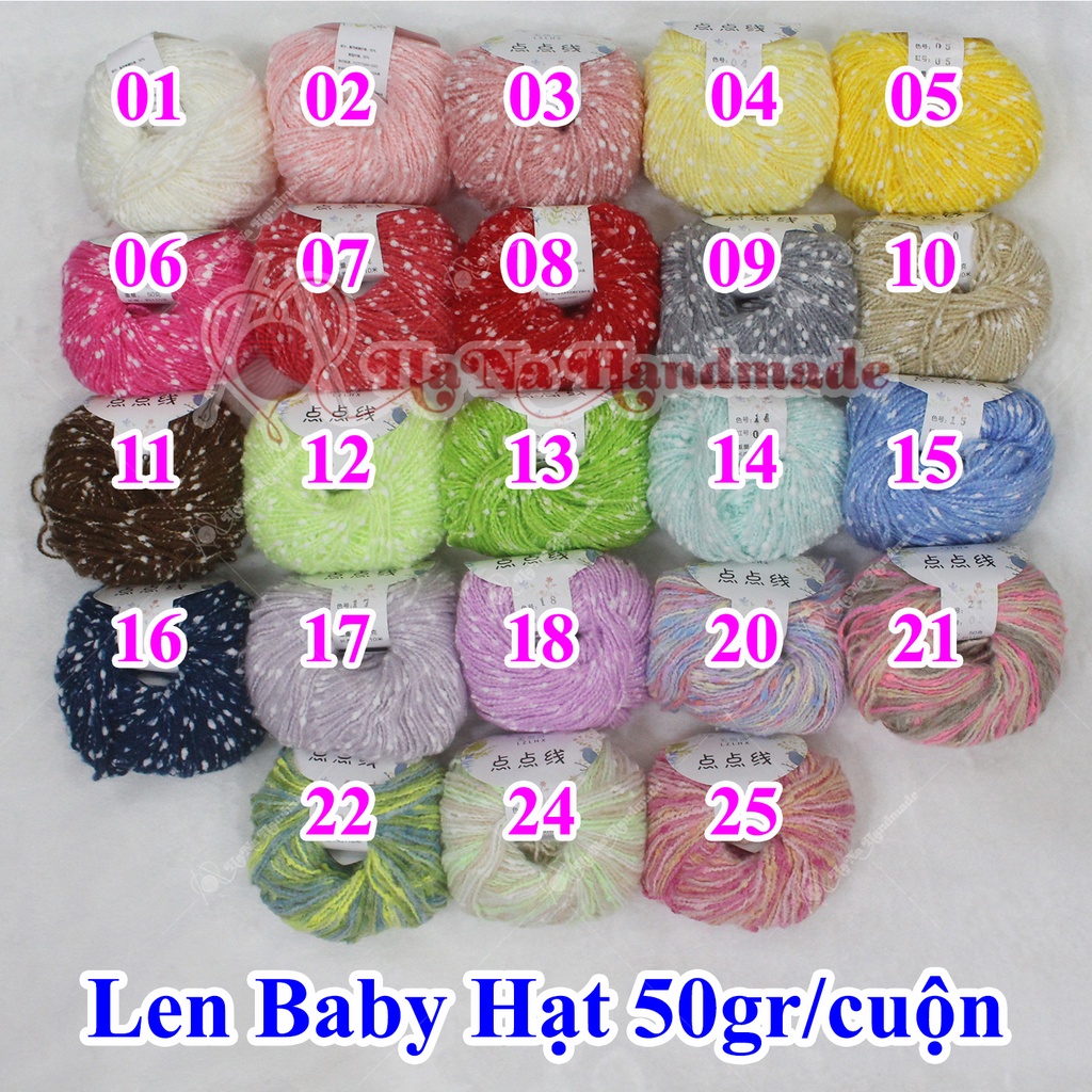 Len baby hạt / baby tuyết 29k/c 50g