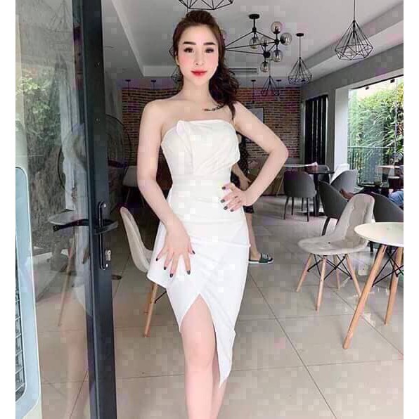 Đầm Body Xẻ Tà , Cúp Ngực Quyến Rủ Sang Trọng | BigBuy360 - bigbuy360.vn