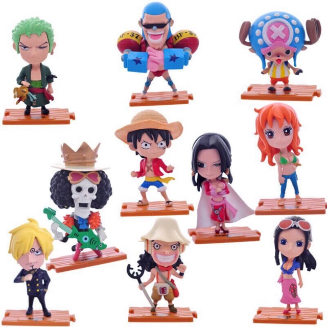 Mô hình chibi One Piece _ Băng Mũ Rơm ( bán lẻ )