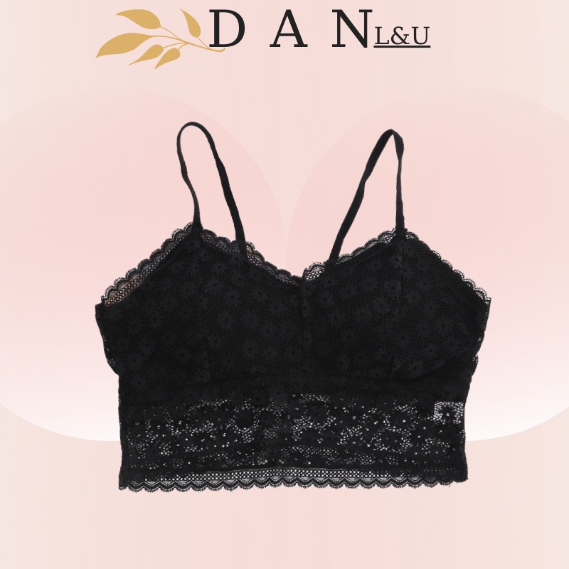 Áo Ngực Phối Ren Mút Mỏng Mềm Mịn Thoải Mái DAN L&amp;U 2039