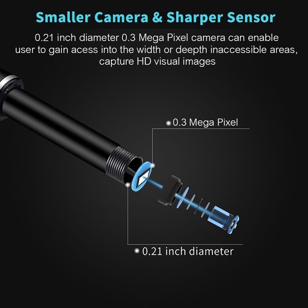 Bộ Dụng Cụ Camera Nội Soi Mini HD Kèm Cây Lấy Ráy Tai