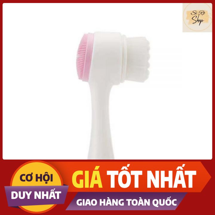Cọ rửa mặt 2 đầu Hàn quốc, Cọ rửa mặt cao cấp, chăm sóc da mặt giúp loại bỏ bụi bẩn, se khít lỗ chân lông hiệu quả