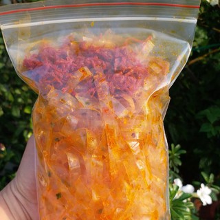 Bánh tráng trộn khô bò sợi dài