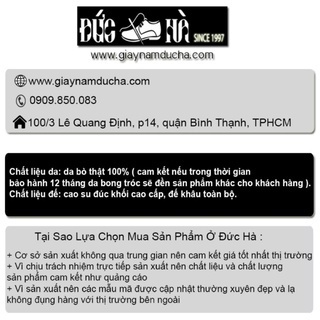 Giày tây nam da bò thật có size ngoại cỡ . Mã số: T268