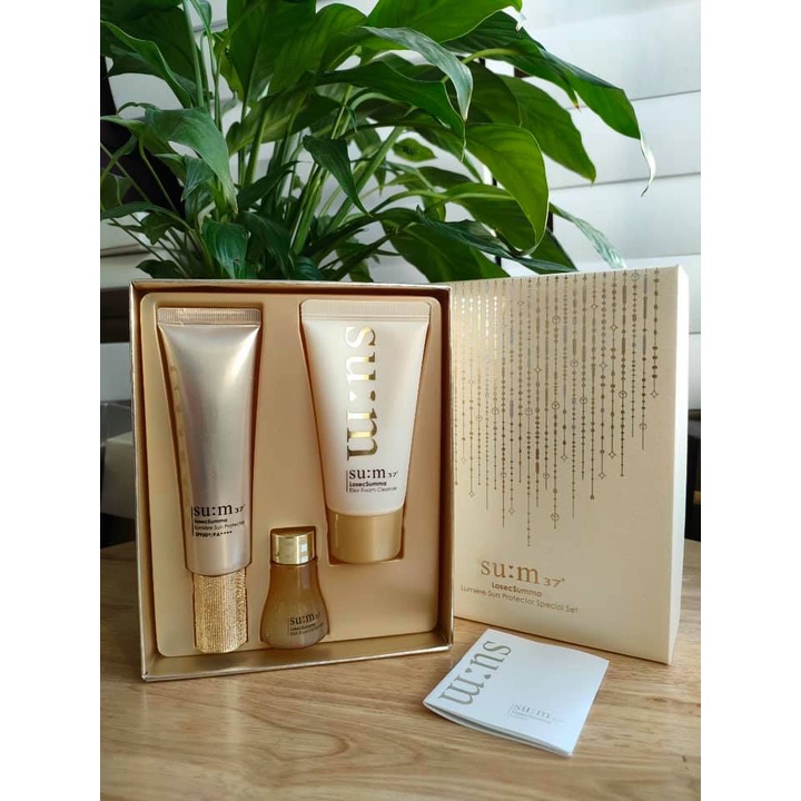 Combo 10 gói kem chống nắng sum losec Lumiere Sun Protector