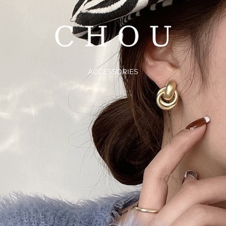 Bông tai vòng tròn retro | chou accessories |