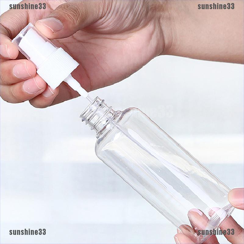 Bình Xịt Rỗng Trong Suốt Đựng Mỹ Phẩm Dùng Đi Du Lịch 30 / 50 / 100ml Tiện Lợi