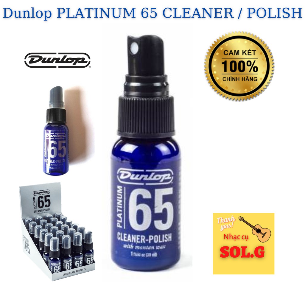 Dầu Lau Dunlop PLATINUM 65 CLEANER/POLISH P65CP1 - 30ml