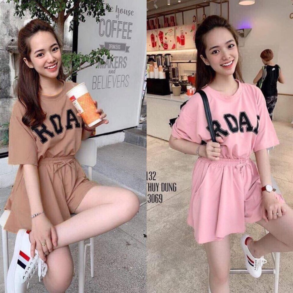 SET BỘ GIẢ CHÂN VÁY THIÊU CHỮ SIÊU XINH